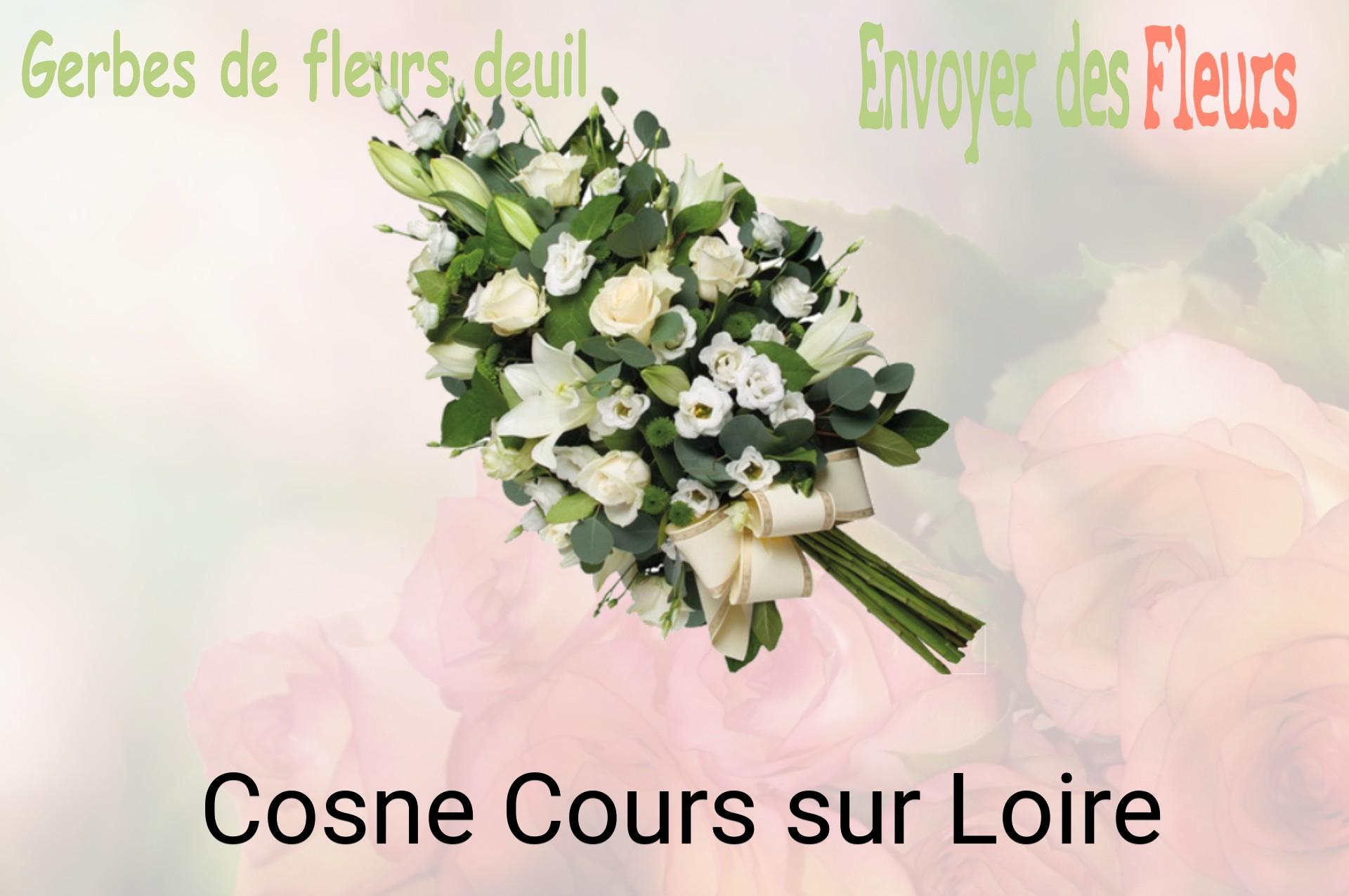 Gerbe de fleurs de deuil livrée à Cosne-Cours-sur-Loire